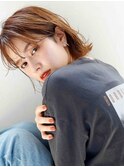 前髪あり外ハネボブ