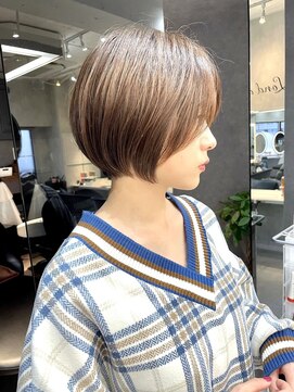 ロンドソレイユ 池袋(Lond soleil) ショート/ボブ/レイヤーカット/グレーベージュ/髪質改善[池袋]