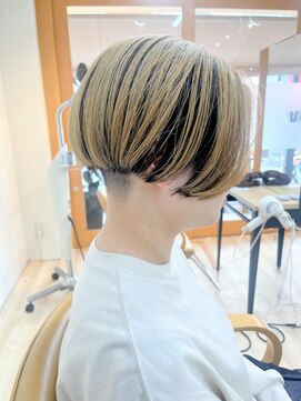 モリオ フロム ロンドン 成増店 【morio成増 セリザワ】刈り上げショートボブ アンブレラカラー