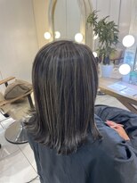 ソエル(Sowel) 【千田】グレージュ　コントラストハイライトカラー