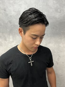 リプレイ 草津店(RIPLAY) ベリーショート/ダークアッシュ/ニュアンスパーマ/韓国マッシュ