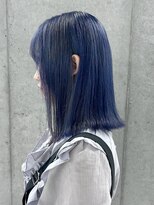 スウィープ(sweep)&nbsp;ブリーチカラー/ネイビー/天神美容室