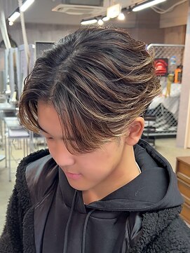 メイン(MENIN) メッシュフェザーパーマ【相模大野/町田/韓国/眉毛/眉カット】