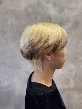 ザ ラブズ ラフズ ヘアー 本店(the loves laughs hair) ハイトーンデザイン/メンズカット/ダブルカラー