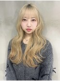 韓国レイヤーウェーブ巻き