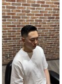 ＜理容室＞＜バーバー＞アイロンパーマサイドパート