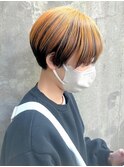 マッシュショートデザインカラー