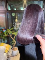 ジル アンク(Jill ankh)&nbsp;《姫路　Jillankh》ディープパープル　髪質改善　ダブルカラー