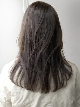 パークレーン アイス イヴェン(park lane ICI yeven) ブリーチなし切りっぱなしボブミディアムレイヤーボブ秋カラー