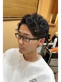 ツイストスパイラルパーマ アップバング