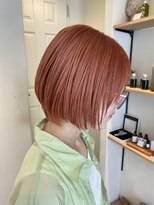 カサネ(casane) ショート×オレンジカラー