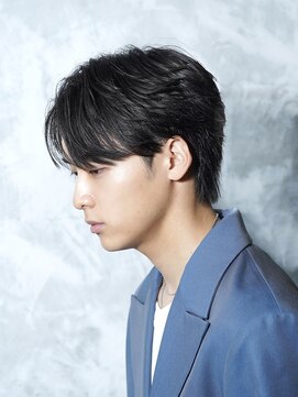 アルファ 新宿(alpha) 【alpha 新宿】ニュアンスパーマ×センターパート