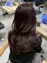 ソヨン 名駅2号店(SOYON)&nbsp;小顔/セミロングレイヤー/黒髪/モカブラウン/ココアベージュ/258