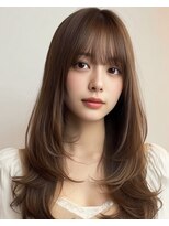 hum 立川【ハム】髪質改善・酸性ストレート・縮毛矯正 ココアベージュ/オリーブグレー/小顔/黒髪[立川/髪質改善]