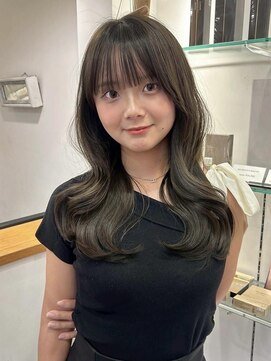 ラパンセ ブルー(LA PENSEE BLEU) オリーブベージュ レイヤーカット 透明カラー