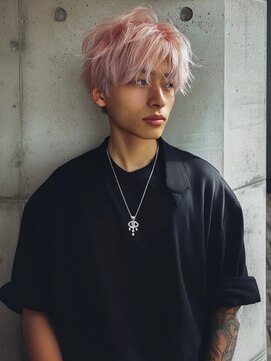 ネハス(nehus.) メンズカット/メンズブリーチ/メンズシャドールーツダブルカラー