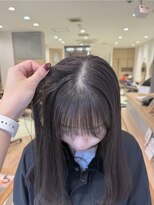 アース 三軒茶屋店(HAIR&MAKE EARTH)&nbsp;透明感たっぷりグレージュ【三軒茶屋】