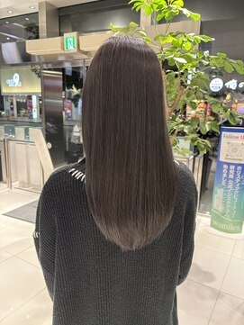 エアー 銀座タワー(AIR) オリーブグレージュ/グレージュ/透明感カラー/ツヤ髪スタイル