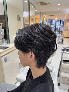 アブニール 我孫子(AVENIR) シースルーマッシュ×ニュアンスパーマ【我孫子】