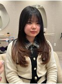ロングレイヤー/ハッシュカット/髪質改善トリートメント