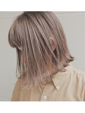 ミュー(Mu) ミルクティーベージュ ボブ