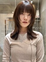 ネスト(NEST)&nbsp;小顔にみえるレイヤーカット透明感カラー