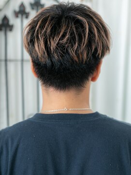 モッズヘア メン 上尾東口店(mod's hair men) ハイトーンカラーニュアンスパーマダウンバング韓国ヘアI上尾