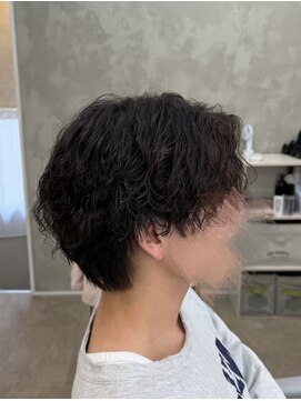 シエテ 津田沼(Siete) MEN'S HAIR/波巻きツイストスパイラル/リバースセンターパート