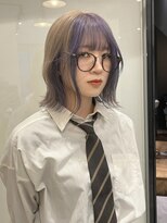 バロンフェム(baLon.fem)&nbsp;【stylist AMI】ラベンダーデザインカラー