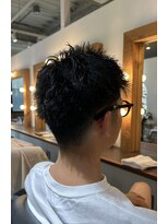 ビハインドザカーテン(BEHIND THE CURTAIN)&nbsp;【癖毛を活かしたカット】メンズショート×スパイキー