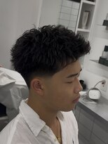 グルーマーズクレッジ 渋谷店(GROOMER/S CREDGE)&nbsp;テーパーウォーリアカット　スパイキーショート
