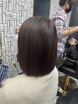 アローズ 沖縄店(arose)&nbsp;髪質改善カラー　ブラウン　ミディアム