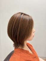 ハルジュヘアーリゾート(haruju HairResort)&nbsp;【美髪彩生/プレトワ】艶感ブラウン×大人ショートウルフ