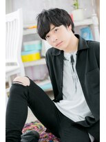 ミック 日暮里店(miq)&nbsp;重めバング★デザイン性ショートb