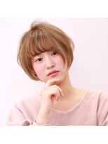 ナンバー(number+)&nbsp;大人可愛い切りっぱなしひし形レイヤーカットモカベージュ