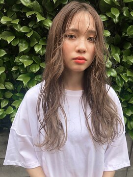 テープ(TAPE) 王道シースルバングー×ミルクティーベージュ