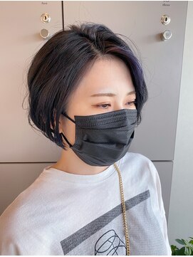エイト 沖縄豊崎店(EIGHT toyosaki) お客様スナップ さりげないフェイスフレーミング
