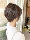 ハイライトで作る、透け感ミルクティーベージュ
