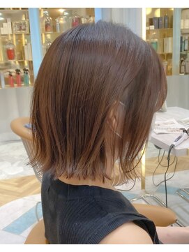 ロンドプランタン 恵比寿(Lond Printemps) 恵比寿大人可愛い20代30代40代外はね切りっぱなしボブ