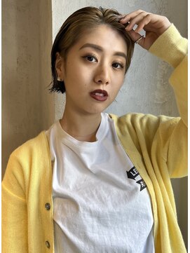 エディ(eddie) 【eddie】オールバックフレーミングミニボブ