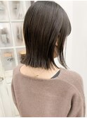 韓国風外ハネヘア【水越】 ベージュ　グレージュ　ラベージュ