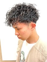 銀座マツナガ 浅草店&nbsp;ツイストスパイラルパーマ/ツーブロック/マッシュ　ビジネス