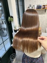 ヒアー 岡山(here)&nbsp;髪質改善/艶ボルドー/ベビーバング/プレミアムカラー