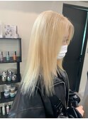 K109_ホワイトブロンド ブリーチ3回~