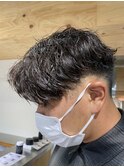 シークレット ツイスパ スパイラル ニュアンス 無造作 パーマ