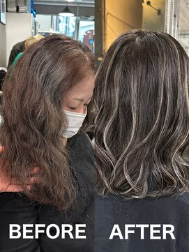 レディアル 大宮(REDEAL ope.) 【白髪手術】　コントラストハイライト