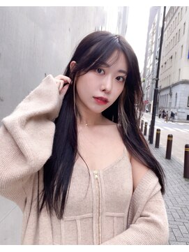 レスピア 銀座(Respia) 大人可愛いちらっとインナーカラー【銀座/有楽町】30代40代50代