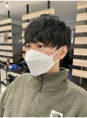 20代～30代メンズヘアメンズカット無造作マッシュパーマ［仙台］