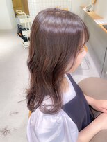 ゴカン(Gokan)&nbsp;大人ガーリーチョコレートラベンダー　モードロング/tsukasa