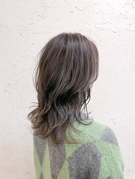 ナル 藤沢(NALU) グレーベージュハイライト/イルミナカラー/似合わせカット/藤沢